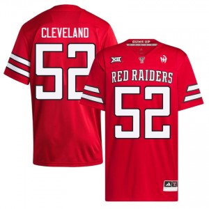 Red Cash Cleveland #52 Football Jersey | Red Raiders Men University Team Gear 88027938