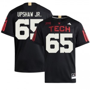 Black D'Anthis Upshaw Jr. #65 Texas Tech 100 Year Anniversary Jersey | Men NCAA Football Stitch 41802413