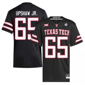 Authentic D'Anthis Upshaw Jr. Black Men College Stitched Jersey | #65 Texas Tech Red Raiders Football Gift 87234161
