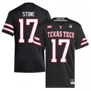 Black Leyton Stone #17 TTU Jersey | Men High School Football Stitched 78342487