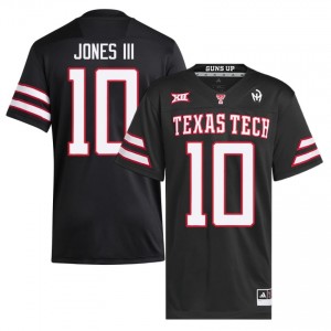 TTU #10 Lloyd Jones III Black Men Football Jersey | Authentic Stitched High School Fit 59759477
