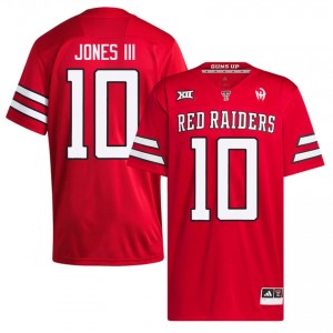 Red Lloyd Jones III #10 Football Jersey | Texas Tech Men NCAA Team Gear 31837440