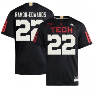 Marcus Ramon-Edwards #22 Black 100 Year Anniversary Jersey | TTU Men High School Football Premium Stitch 19428146