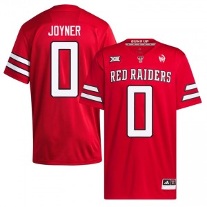 Authentic Quinten Joyner Red Men University Stitch Jersey | #0 Red Raiders Football Gift 75274729