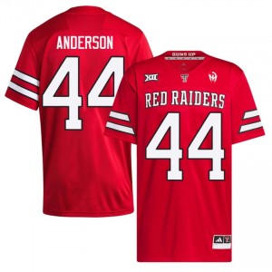 Red Donny Anderson #44 Football Jersey | Red Raiders Men University Team Gear 96802161