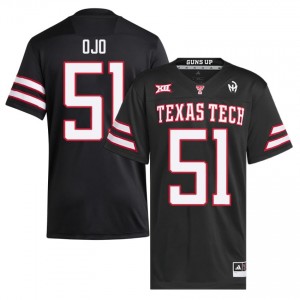 Felix Ojo #51 Black Jersey | Red Raiders Men University Football Premium Embroidery 98899140
