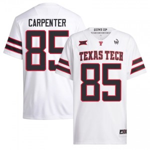 Authentic Jett Carpenter White Men Player Stitch Jersey | #85 Tech Football Gift 26216379
