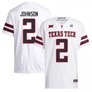 Kenny Johnson #2 White Jersey | Tech Men Player Football Premium Stitch 91140993