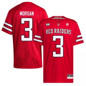 Authentic Peyton Morgan Red Men College Stitched Jersey | #3 Texas Tech Red Raiders Football Gift 48008584