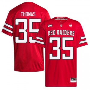 Red Zach Thomas #35 Tech Jersey | Men Player Football Stitched 40774818