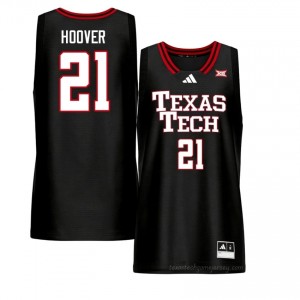 LaTrell Hoover #21 Black Jersey | Tech Men Player Basketball Premium Stitch 64168540
