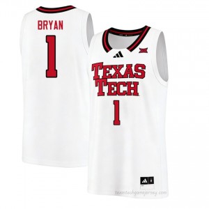 Tyeree Bryan #1 White Jersey | Tech Men Player Basketball Premium Embroidery 70671678