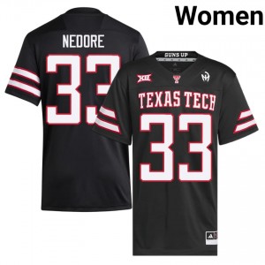 Black Ansel Nedore #33 Football Jersey | Tech Women Player Team Gear 32950812