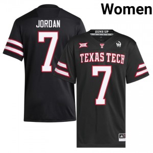 Brenden Jordan #7 Black Jersey | TTU Women High School Football Premium Stitch 94753063