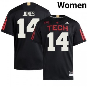 Bryson Jones #14 Black 100 Year Anniversary Jersey | Tech Women Player Football Premium Embroidery 50176157