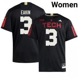 Coy Eakin #3 Black 100 Year Anniversary Jersey | TTU Women High School Football Premium Embroidery 61481457