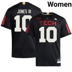 Black Lloyd Jones III #10 Football Jersey | TTU Women High School Team Gear 34555741