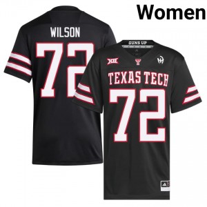 #72 Sheridan Wilson Tech Women Black Football Stitched Jersey | Game Day Style 92481433