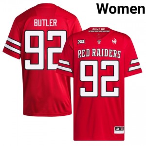 Red Bryce Butler #92 Tech Jersey | Women Player Football Stitch 17899957