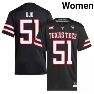 Black Felix Ojo #51 Football Jersey | TTU Women High School Team Gear 11874423