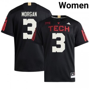 Authentic Peyton Morgan Black Women Player 100 Year Anniversary Stitch Jersey | #3 Tech Football Gift 47851972