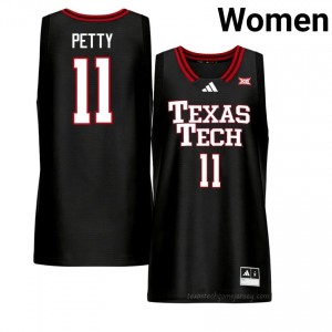 Authentic Jaylen Petty Black Women Player Jersey | #11 Tech Basketball Gift 12685112