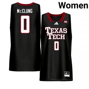 Black Mac McClung #0 TTU Jersey | Women High School Basketball Stitch 69355306
