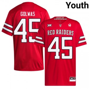 Red Brock Golwas #45 Football Jersey | Texas Tech Youth NCAA Team Gear 13616395