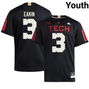Black Coy Eakin #3 Football Jersey | Tech Youth Player Team Gear 69578453
