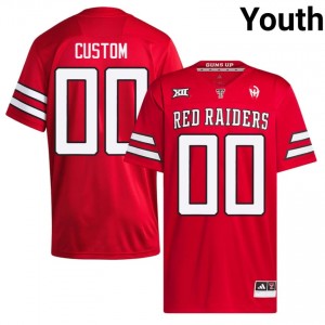 Red Custom #00 Football Jersey | Texas Tech Red Raiders Youth College Team Gear 38293071