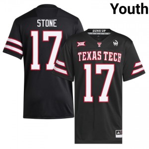 Black Leyton Stone #17 Football Jersey | Texas Tech Youth NCAA Team Gear 64581781