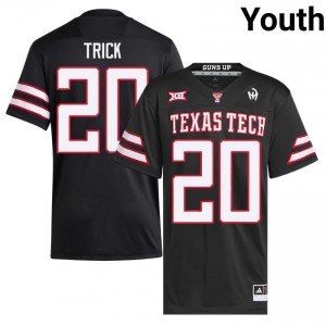 Black Adam Trick #20 Texas Tech Red Raiders Jersey | Youth College Football Stitch 48200799