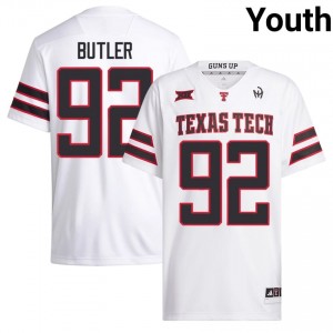 #92 Bryce Butler Tech Youth White Football Stitched Jersey | Game Day Style 84302965