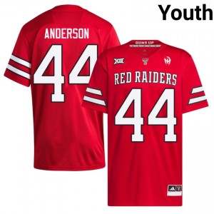 Youth Donny Anderson #44 Red Embroidery Jersey | Tech Player Football Official Merch 55123476