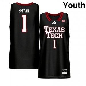 Youth Tyeree Bryan #1 Black Jersey | Tech Player Basketball Official Merch 86059921